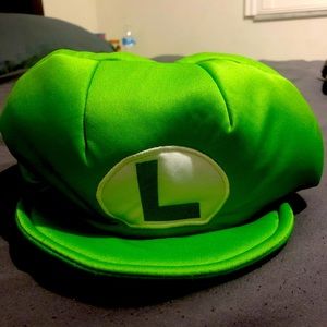 Luigi Adult Male Hat for Cosplay from Mario Bros.